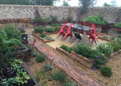 Victorian walled garden, Pyecombe Jack Windmill